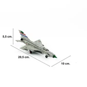 QD184 1/72 Ölçek, MIG-21 Hırvatistan Hava Kuvvetleri, Sergilemeye Hazır Savaşl Uçağı Modeli - 5