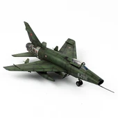 QD182, 1/72 Ölçek, F-100 D, 181. Filo Diyarbakır,  Sergilemeye Hazır Savaşl Uçağı Modeli - 1