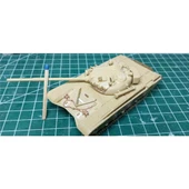 Takom 5004 1/72 Ölçek, MAZ-537G Çekici ve CHMZAP-5247G Römorku, Plastik Model Kiti - 2