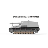Border BT-035 1/35 Ölçek, 15cm s.FH 18/1 Hummel Sd. Kfz. 165 Geç Dönem Tankı, Plastik Model Kiti thumbnail 3