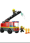 Lego City Merdivenli İtfaiye Kamyonu 60463 Lisanslı Ürün thumbnail 8