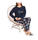 Tekten 3680 Soft Penye Battal Kadın Pijama Takımı thumbnail 1