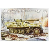 Border BT-043  1/35 Ölçek, Sd.Kfz.251/22 ve 7,5 cm PaK 40 (Pakwagen), Yarı Paletli Zırhlı Araç, Plastik Model Kiti thumbnail 1