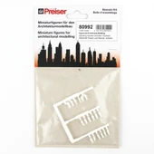 Preiser 80992 1/200 Ölçek, Ayakta Duran İnsanlar, Boyasız Plastik Figürleri, 18 Adet thumbnail 2