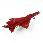 QD183 1/72 Ölçek, MIG-21 PFM Sovyet Hava Kuvvetleri, Sergilemeye Hazır Akrobasi Uçağı Modeli - 4