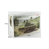 Takom 2192 1/35 Ölçek, TIGER I Sd.Kfz.181 Pz.Kpfw.VI.Ausf.E Ağır Tankı (Experimental project 3 in 1), Plastik model Kiti thumbnail 5