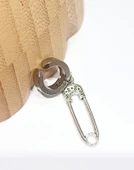 Monalisa Home Çelik Gümüş Renk Figürlü Unisex Küpe - 1