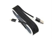 iPhone Örgü Şeklinde Renkli Çelik Şarj Data Kablosu - Siyah thumbnail 2