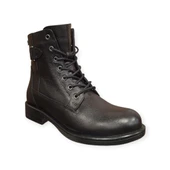 VENÜS 1852532K DÜZ TOPUK FERMUAR VE BAĞCIKLI DERİ KADIN BOT thumbnail 1