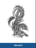 TBS-8474 ORTA BOY EJDERHA DESEN GEÇİCİ DÖVME-TATTO thumbnail 1