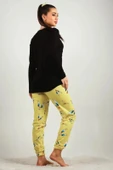 İpek Twetty Baskılı Uzun Kol Pijama Takımı M BEDEN thumbnail 2