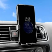 OLLEVRA Araç İçi Klima Izgarasına Takılabilen Plastik Oto Telefon Tutucu Gravity thumbnail 2