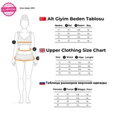 Büyük Beden Kadın Mom Model Lastikli Yüksek Bel Pamuk Kot Pantolon thumbnail 6