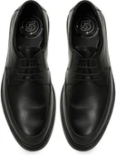 Polaris 109002 Siyah Hakiki Deri Erkek Ayakkabı thumbnail 4