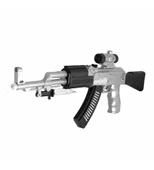 Pilli Işıklı Oyuncak Tüfek - Oyuncak Işıklı Silah SB 2026 thumbnail 5