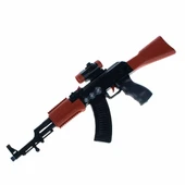 Pilli Işıklı Oyuncak Tüfek - Oyuncak Işıklı Silah SB 2026 thumbnail 3