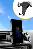 OLLEVRA Araç İçi Klima Izgarasına Takılabilen Plastik Oto Telefon Tutucu Gravity thumbnail 6