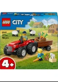 Lego City Römorklu Kırmızı Çiftlik Traktörü ve Koyun 60461 Lisanslı Ürün thumbnail 6