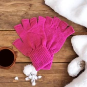 Tiriko Kadın Kesik Eldiven Fuşya - 2
