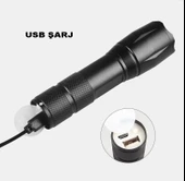 Powerbank Özellikli Uzun Menzilli El Feneri  Wt-039 - 4