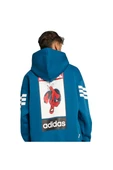 adidas Erkek  Mavi  Sweatshirt M HOO JL7975 thumbnail 6
