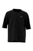 adidas Erkek  Siyah  T-shirt Oversize tee IZ1832 thumbnail 9