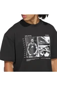 adidas Erkek  Siyah  T-shirt ANTED GFX TEE 2 JW2931 thumbnail 6