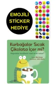 EMOJİLİ  STİCKER HEDİYE  - OKUL ÖNCESİ RESİMLİ KİTAPLAR  - KURBAĞALAR SICAK ÇİKOLATA İÇER Mİ ? thumbnail 1