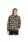 adidas Erkek  Siyah  Sweatshirt GRAPHIC LO HD JW1085 thumbnail 2