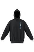 adidas Erkek  Gri  Sweatshirt GFX HOODIE JX1811 thumbnail 7