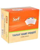 Sarff Yatay Kart Poşeti Mavi 100’lü thumbnail 1