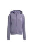 adidas Kadın  Mor  Ceket D4T FZ HOODIE JX7310 thumbnail 1