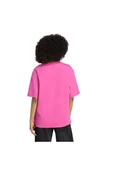 adidas Kadın Pembe T-shirt SPACER TRF TEE JV7224 - 3