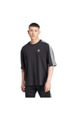 adidas Erkek  Siyah  T-shirt Oversize tee IZ1832 thumbnail 3