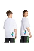 adidas Çocuk  Beyaz  T-shirt TEE JW5326 thumbnail 7
