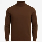 Slim Fit Polo Yarım Balıkçı Uzun Kol Erkek Triko - 7425 - 3