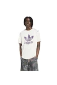 adidas Erkek  Beyaz  T-shirt GRFX TEE JY2760 thumbnail 2