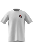 adidas Erkek  Beyaz  T-shirt M HLDY GFTBOX T JV8439 thumbnail 8