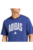adidas  Erkek  Mavi  T-shirt M COLLEGIATE T JM6417 thumbnail 5