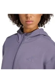 adidas Kadın  Mor  Ceket D4T FZ HOODIE JX7310 thumbnail 6