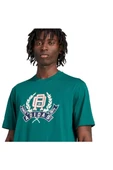 adidas  Erkek  Yeşil  T-shirt GRAPHIC LO SS T JX8161 - 5