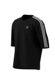 adidas Erkek  Siyah  T-shirt Oversize tee IZ1832 thumbnail 12