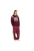 adidas  Erkek Bordo  Sweatshirt GRAPHIC REG JP JX8215 thumbnail 4