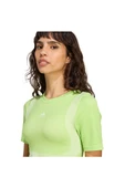 adidas Kadın  Yeşil  T-shirt SEAMLESS TEE JV8506 - 5