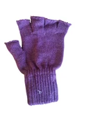 Tiriko Kadın Kesik Eldiven Mor thumbnail 3