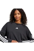adidas  Kadın  Siyah  Sweatshirt W 3S FT SWT JE0016 thumbnail 7