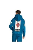 adidas Erkek  Mavi  Sweatshirt M HOO JL7975 thumbnail 3