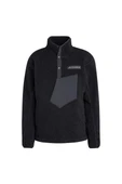 adidas  Erkek Siyah  Sweatshirt XPL PILE SNAP IW0231 thumbnail 3