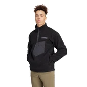 adidas  Erkek Siyah  Sweatshirt XPL PILE SNAP IW0231 thumbnail 6