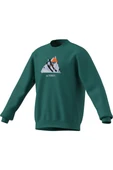 adidas  Erkek Yeşil  Sweatshirt SNOW CREW KE2319 thumbnail 1